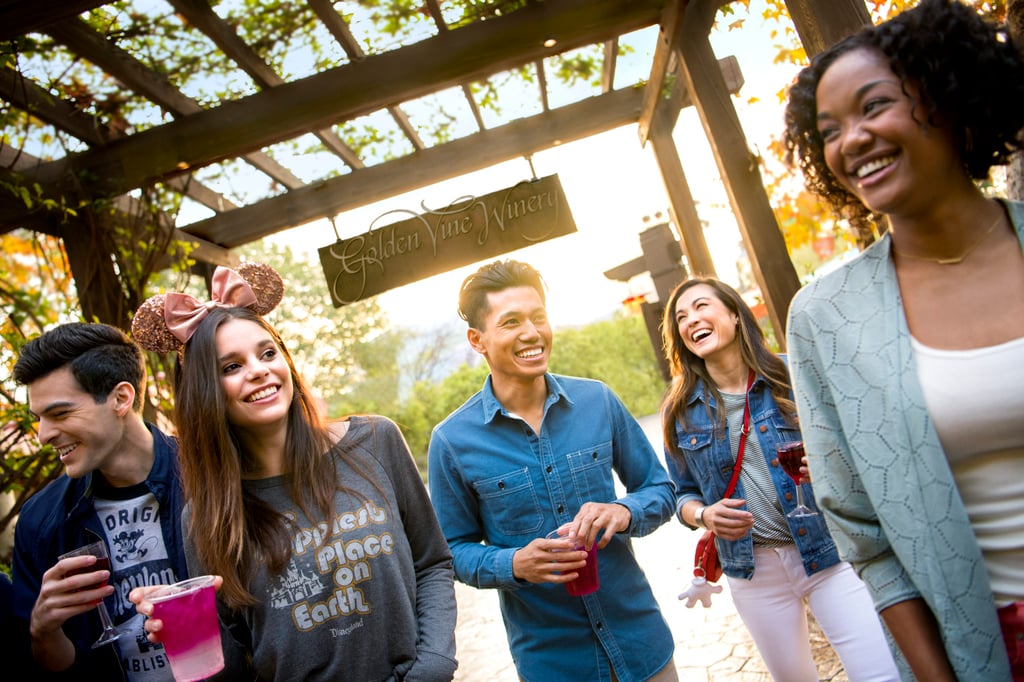 Walking around Disney's California Adventure.