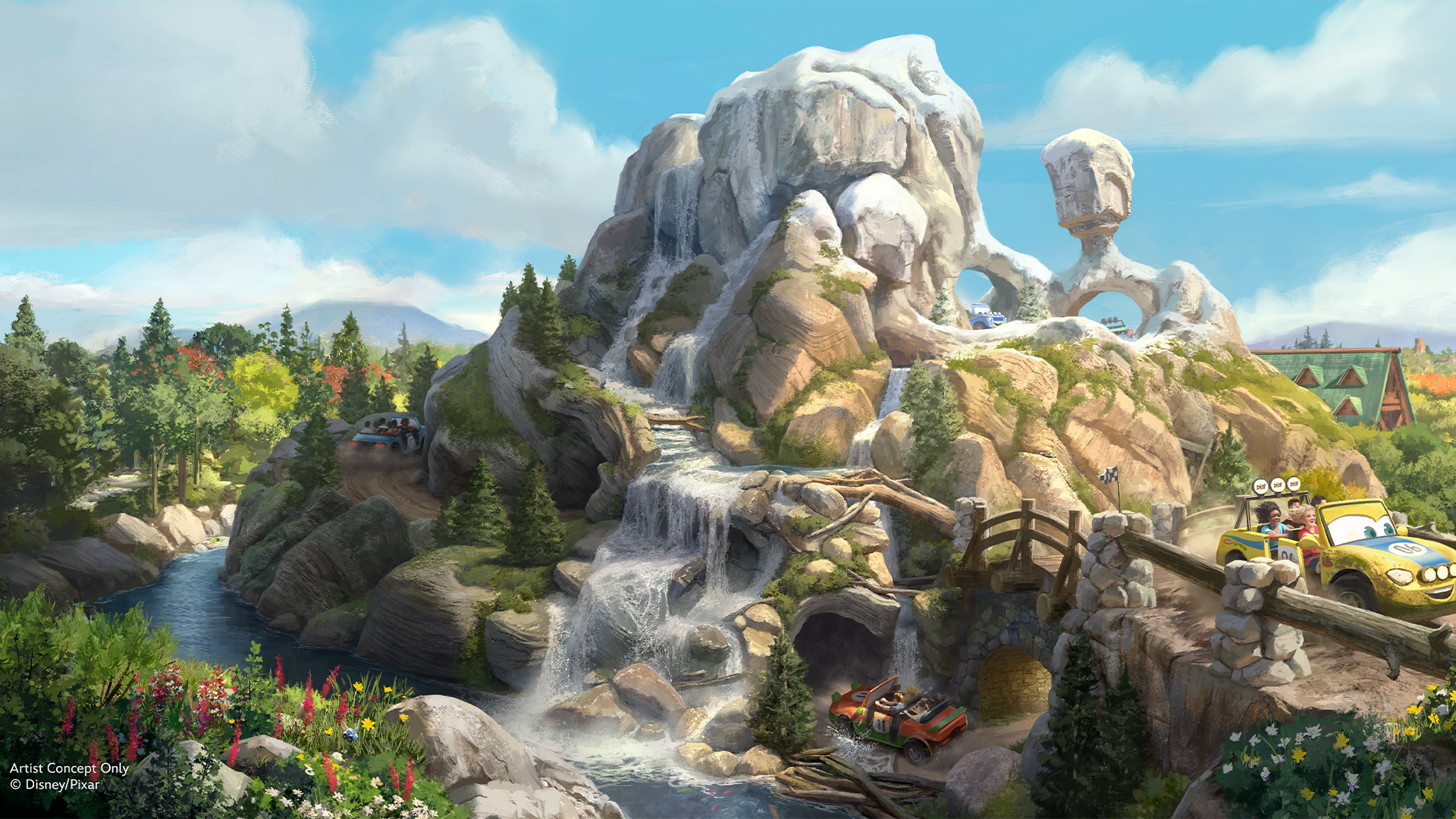 Disney World Piston Peak Mountain