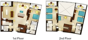 Bay Lake Tower Grand Villa Floor Plan