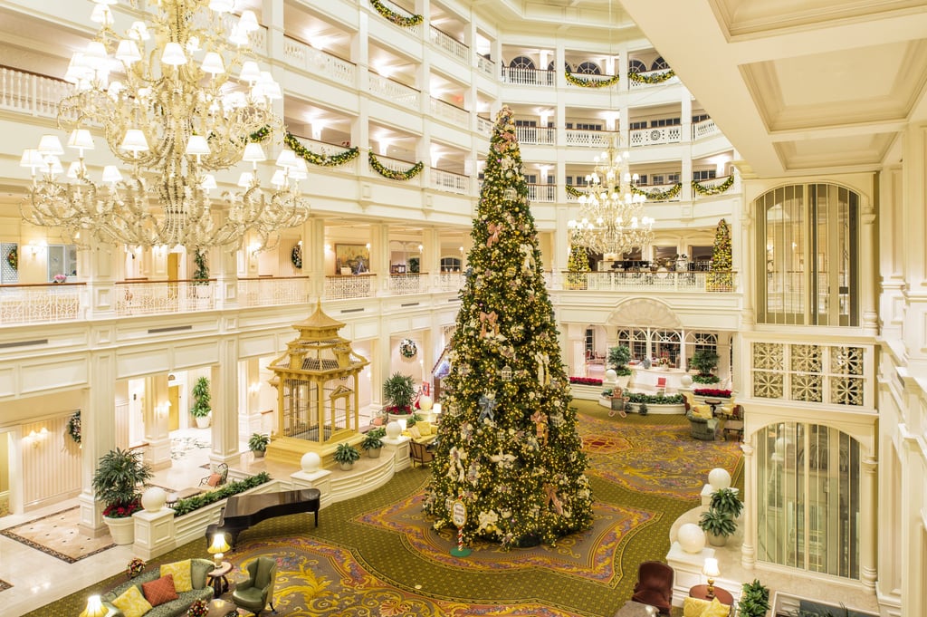 Grand Floridian during the holidays at Walt Disney World.