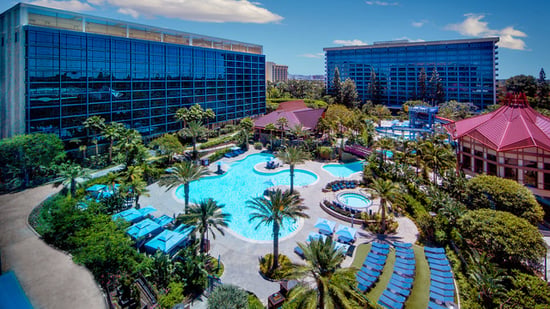 The Disneyland Hotel - Photo courtesy the Disney Company