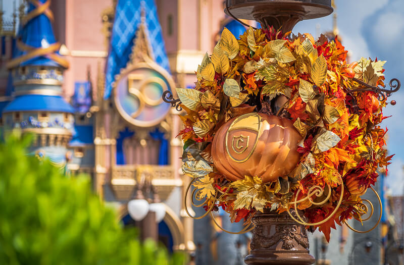50th Anniversary Decorations Magic Kingdom