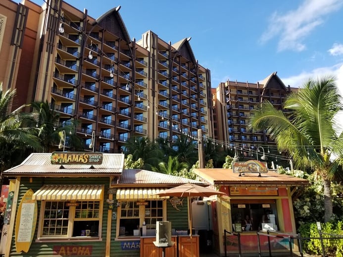Aulani DVC including mamas snack shop