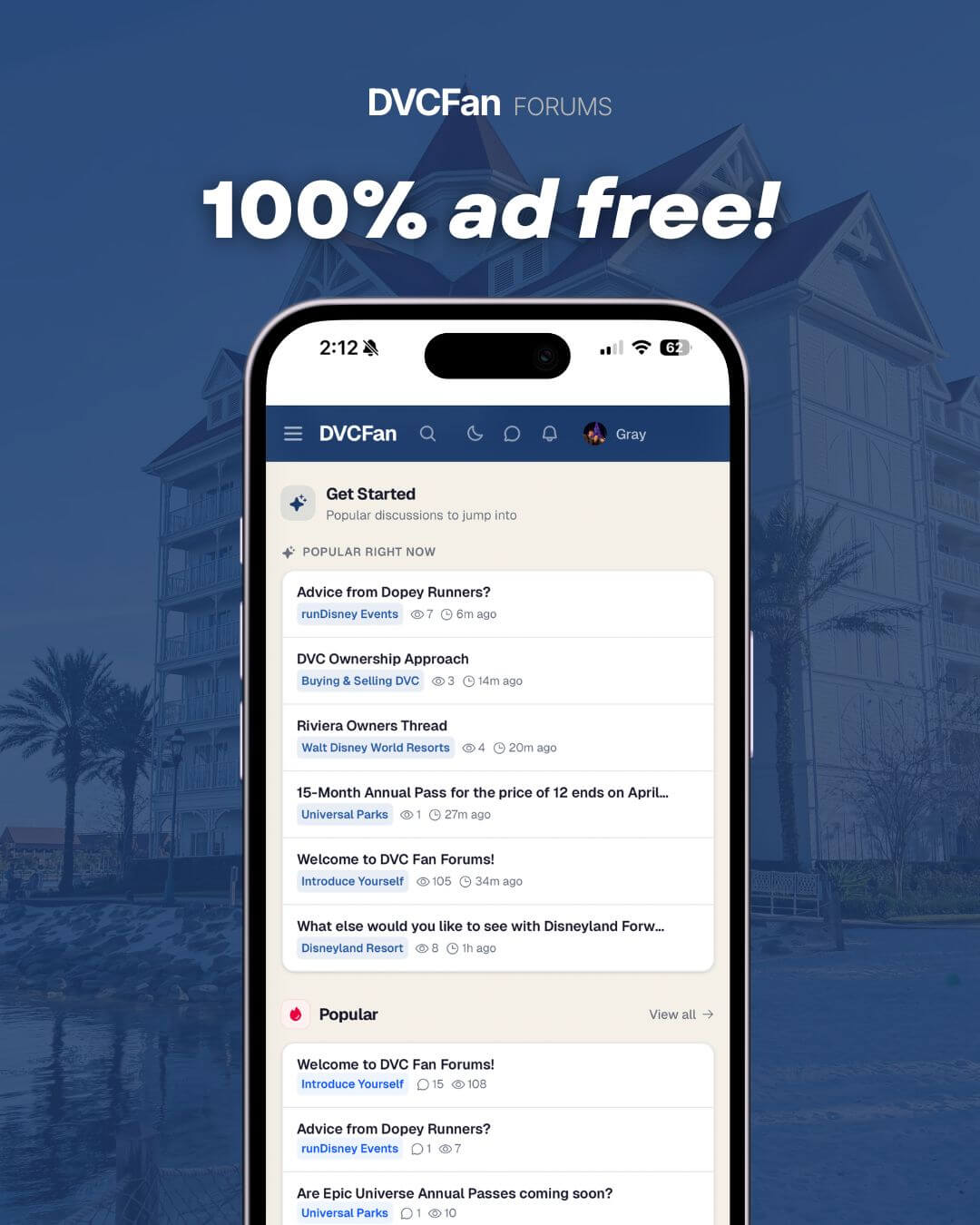 DVC Fan Forums Ad Free
