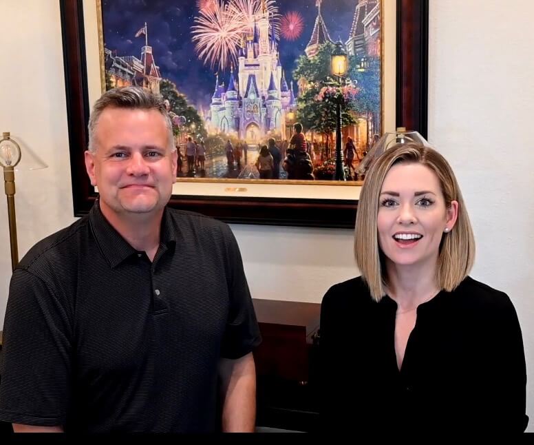 Derek and Marissa from the DVC Resale Market team