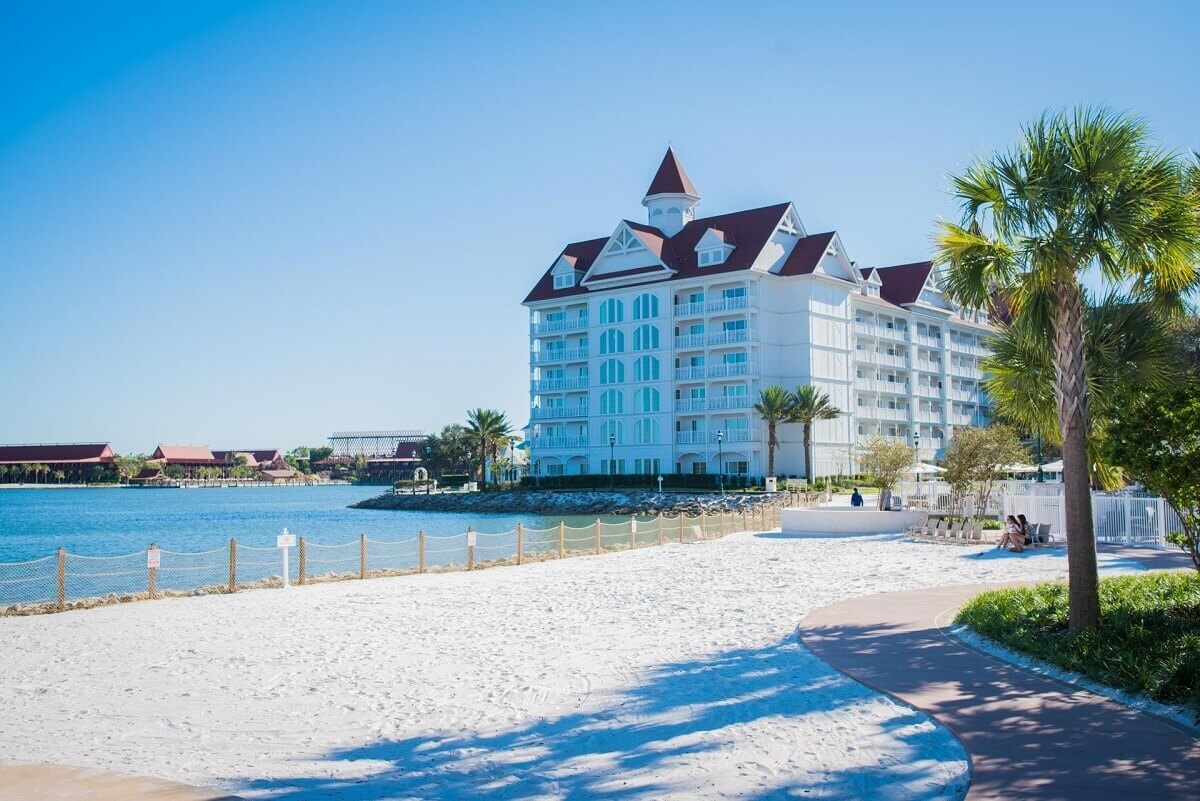 View of the Grand Floridian resort at Disney World