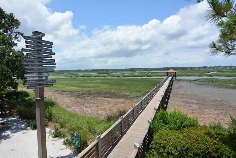 Disney's Hilton Head Island Resort pier to water view