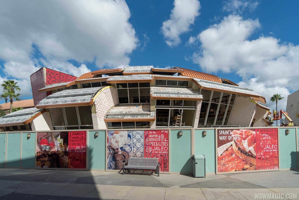 Jaleo Restaurant under construction