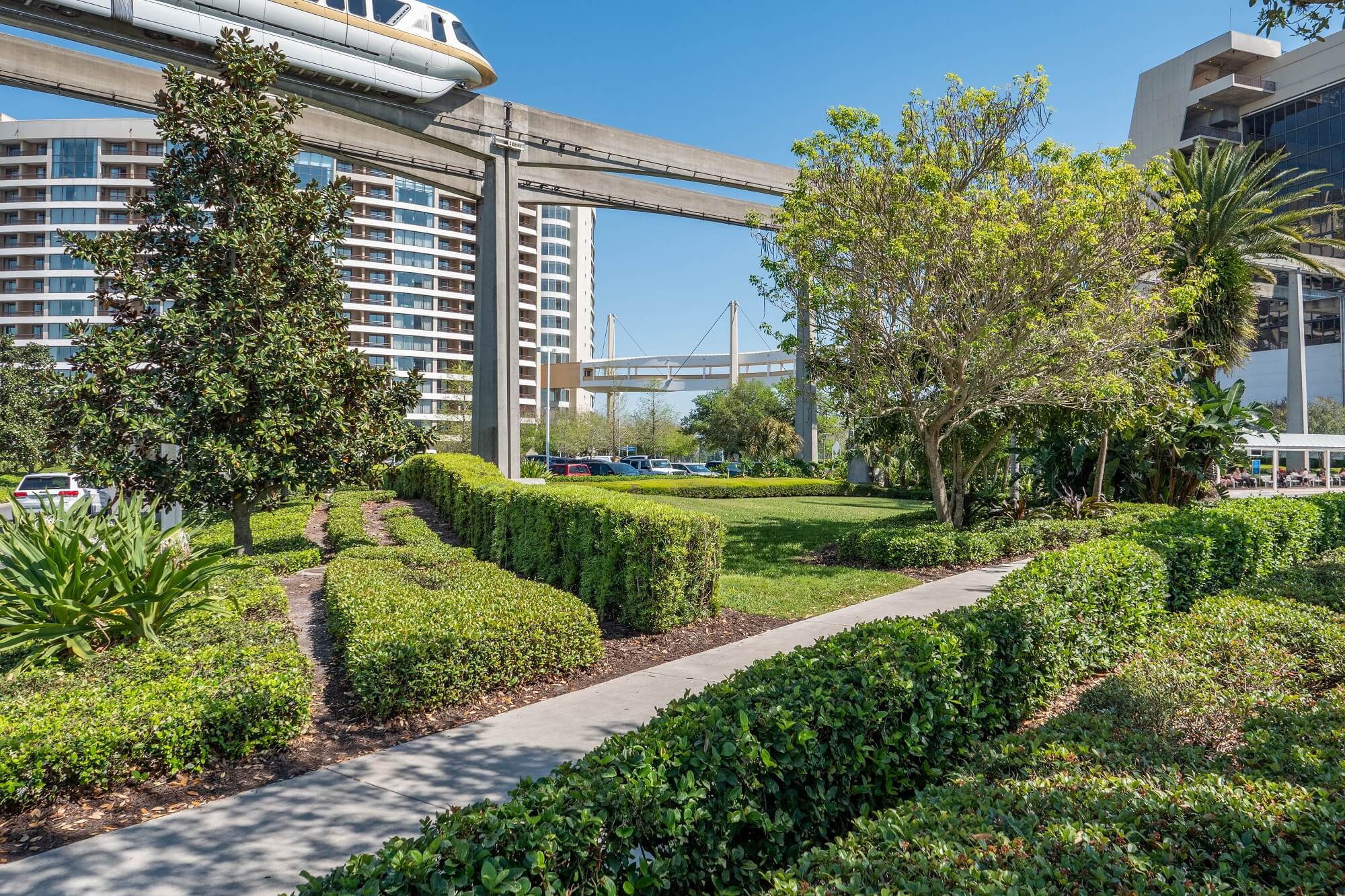 Monorail at Bay Lake Tower