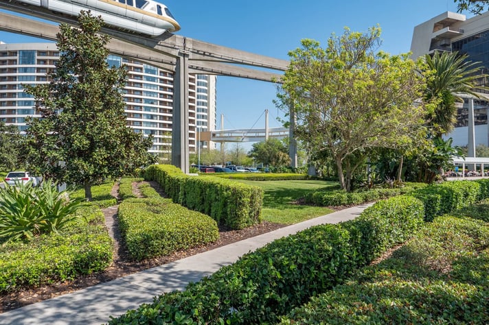 Monorail at Bay Lake Tower