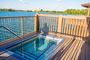 A private plunge pool
