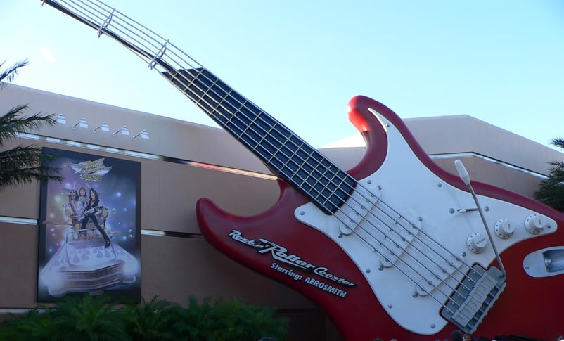 Rock n Roller Coaster, Disney's Hollywood Studios giant guitar