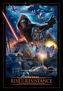 Star Wars Rise of the Resistance Ride Poster