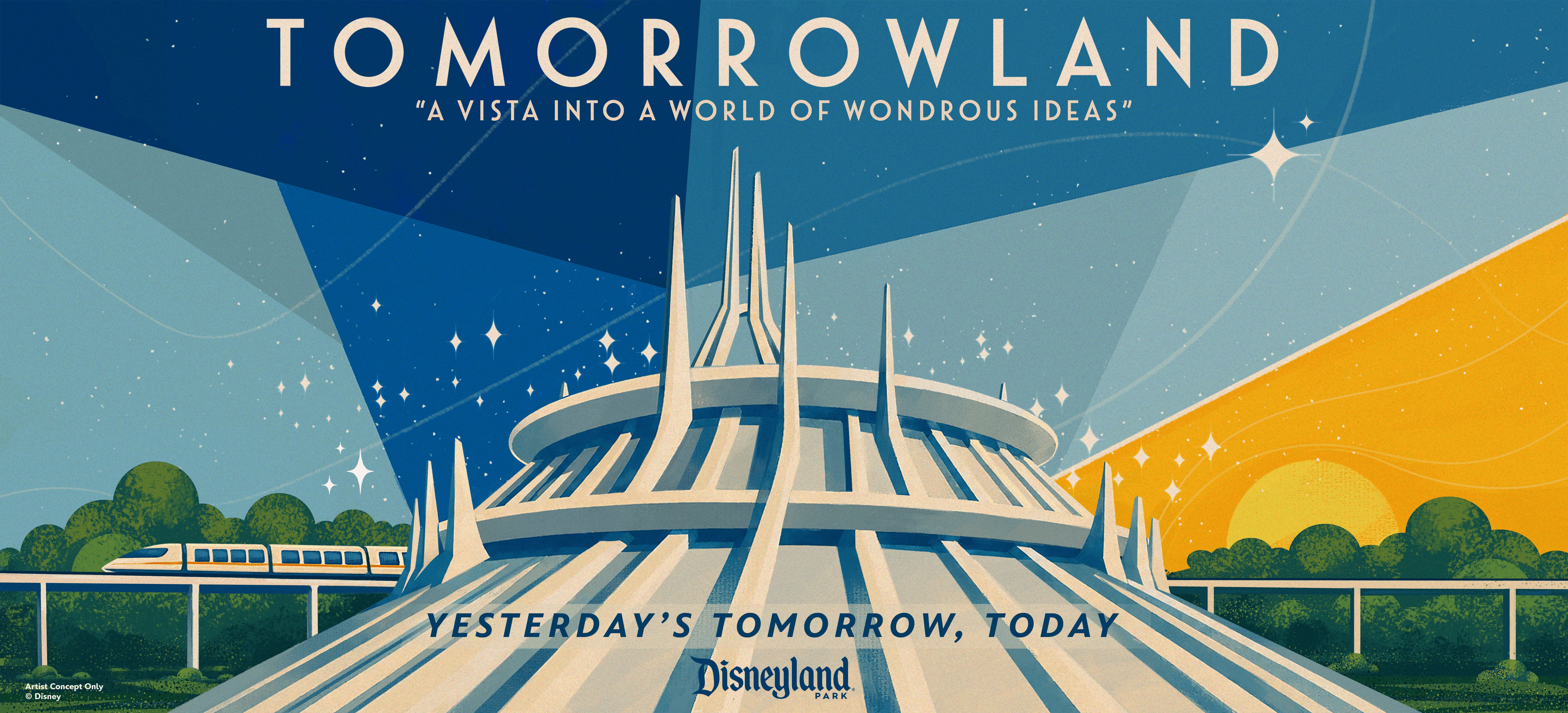 Disneyland Tomorrowland Concept Art