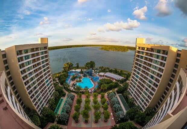 View of Bay Lake Tower Middle Pool