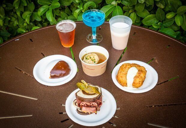 Food at Holiday Kitchens during Epcot International Festival of the Holidays