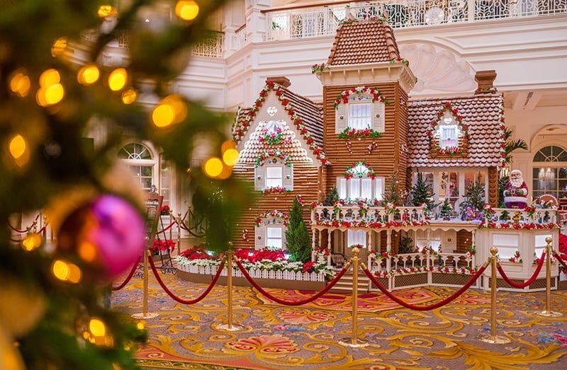 Life-size Gingerbread House at Disney