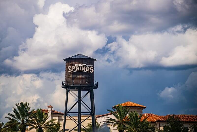 Disney Springs water tower at Walt Disney World