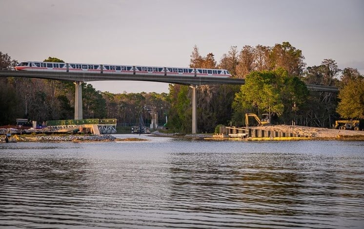 Monorail at Disney World