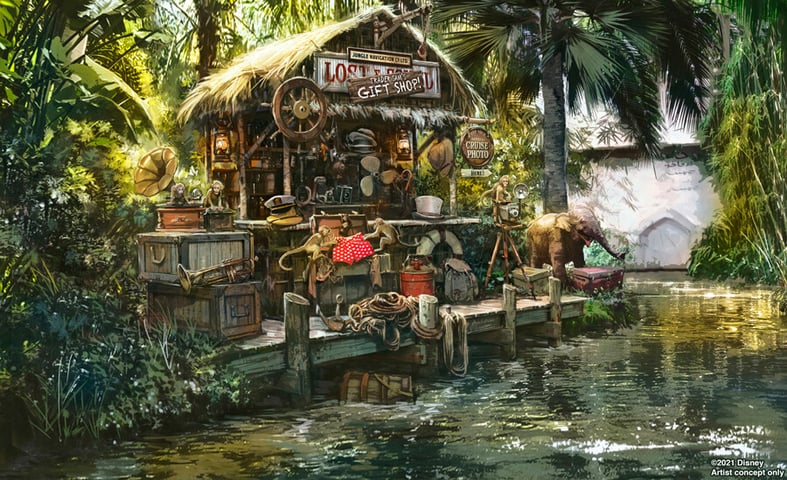 Lost and Found Gift Shop at the Jungle Cruise at Magic Kingdom.