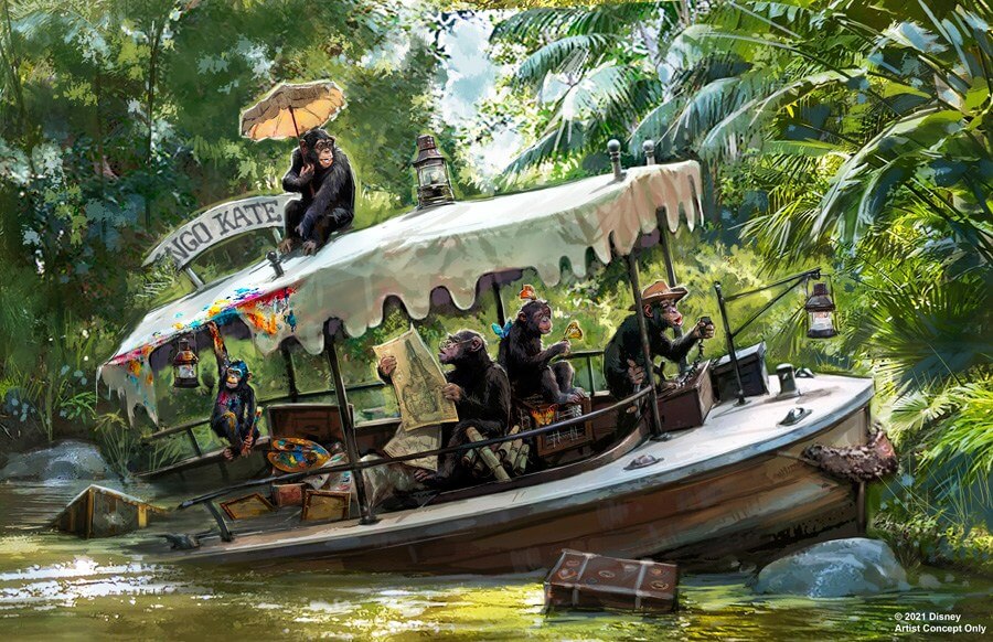 Jungle Cruise Reimagining 2021 Concept Art for Disney