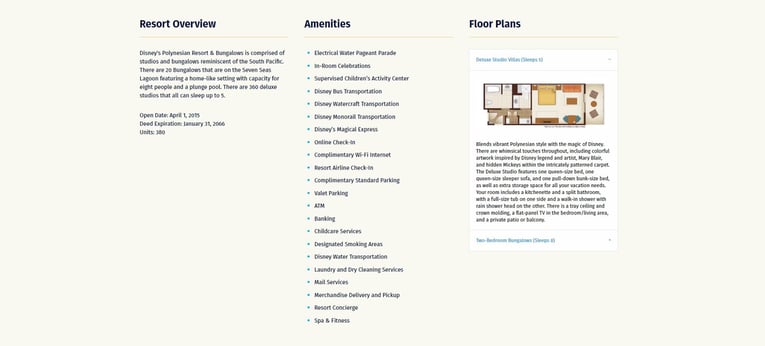 DVC Resale Market Listing Detail Page