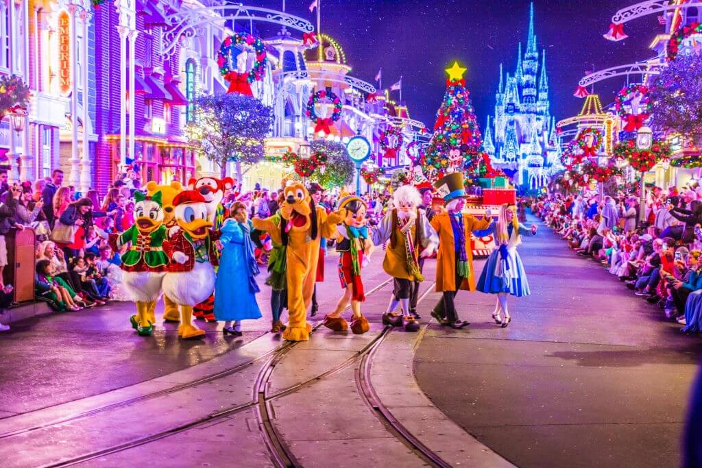 Parade at Mickey's Very Merry Christmas Party