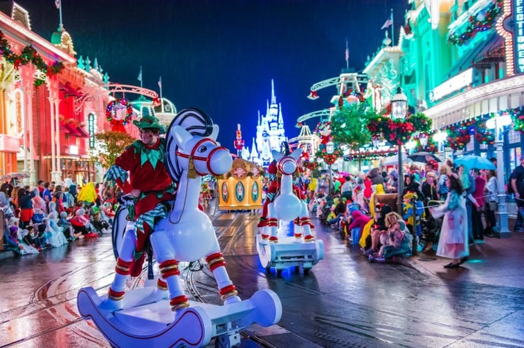 Parade at Mickey's Very Merry Christmas Party