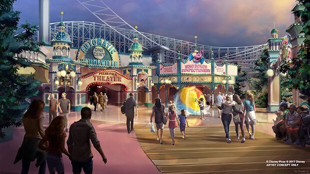 Pixar Pier at Disney California Adventure