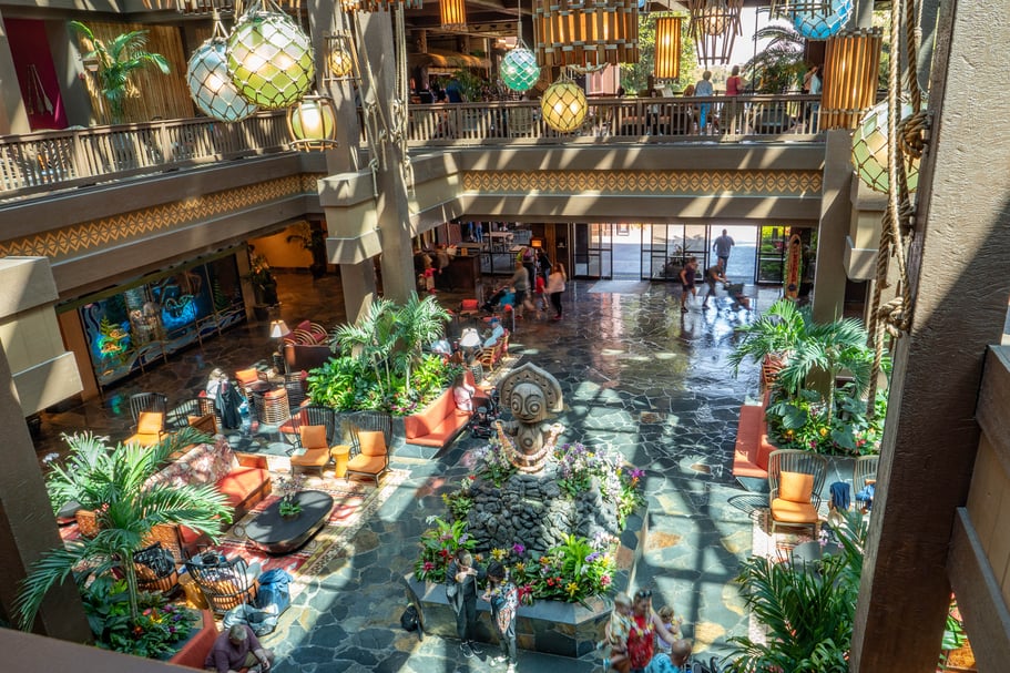 Polynesian DVC Resort Lobby
