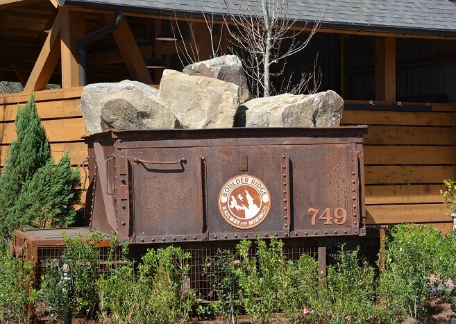 Boulder Ridge mine cart at Disney's Wilderness Lodge