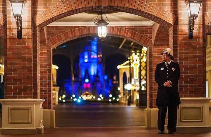 Tokyo Disney Resort at night