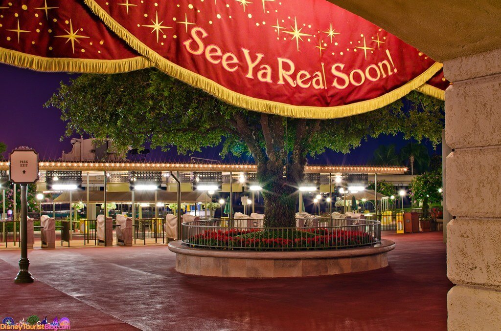 Exit at Disney reading "See Ya Real Soon"