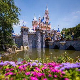 Sleeping Beauty Castle at Disneyland Resort in Anaheim, CA