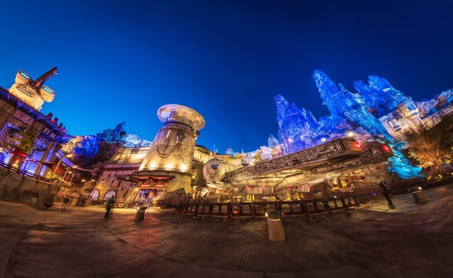 Evening at Galaxy's Edge in Walt Disney World