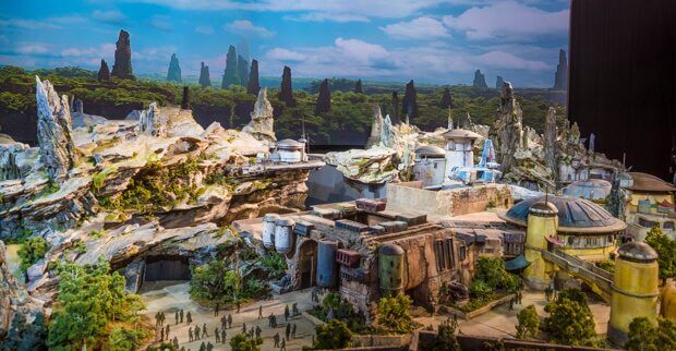 Star Wars Land Galaxy's Edge Model