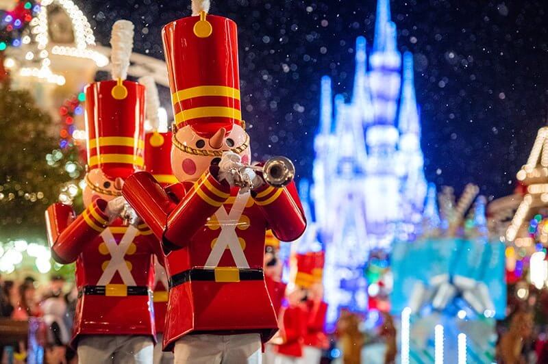 Toy soliders at Mickey’s Very Merry Christmas Party
