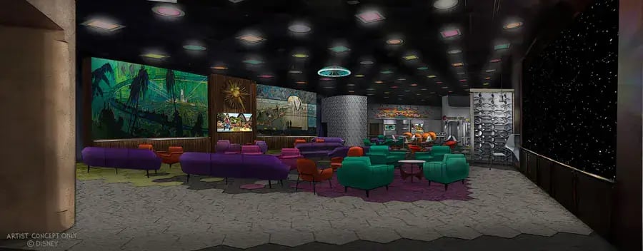 New DVC Lounge Disneyland