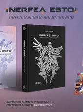 Iamgen de la entrada Héroes de papel anuncia el lanzamiento de ¡Nerfea esto! un libro de Overwatch de Rebeca Escribano