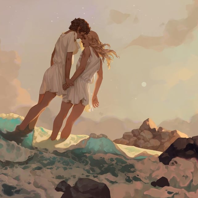 Aquiles y Patroclo amantes fanart
