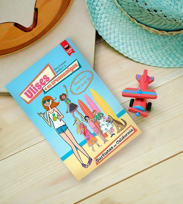 Imágen destacada - Ulises y las cronoamigas, surfistas en California, reseña de una obra juvenil