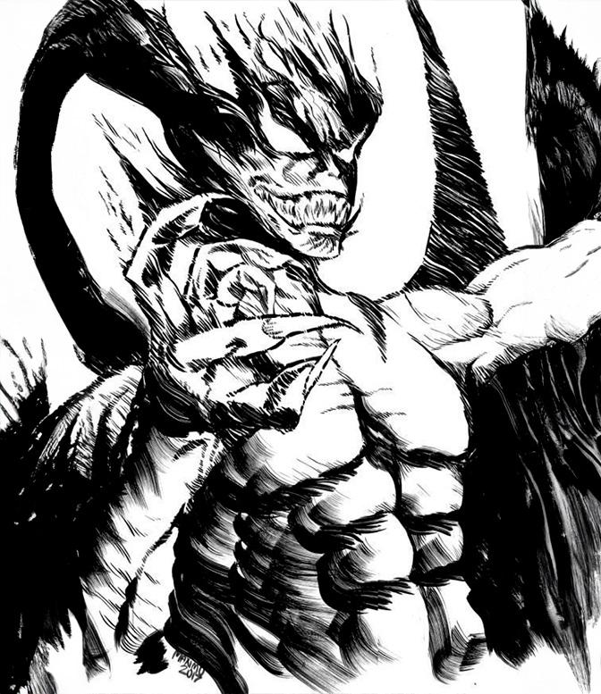 Devilman: imagen de uno de los demonios