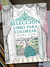 Iamgen de la entrada La Selección Libro para colorear de Kiera Cass ¡¡ya a la venta!!