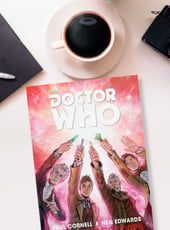 Iamgen de la entrada Doctor Who, Cuatro Doctores, reseña de un cómic de otro universo