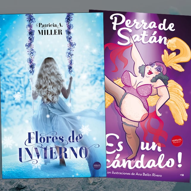 Imágen destacada - Novedades de Ediciones Versátil para el mes de marzo: Flores de invierno y ¡Es un escándalo! 