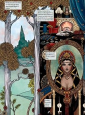 Iamgen de la entrada Nieve, cristal y manzanas: opinión del cómic gótico de Gaiman y Doran 