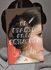 Iamgen de la entrada El diario de la princesa de Carrie Fisher, publicado por Nova Libros