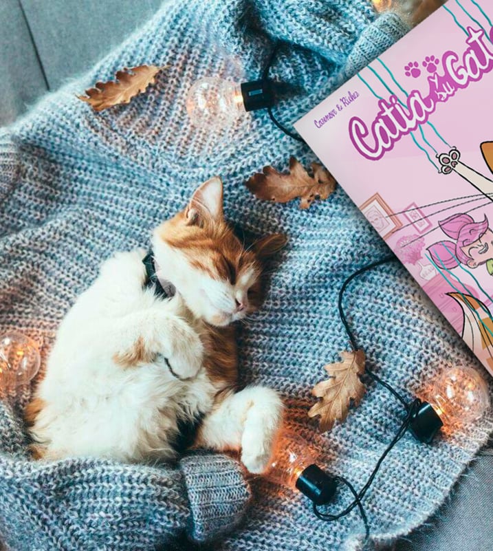 Imágen destacada - Catia y su gato, reseña del cómic más mono para los cat lovers