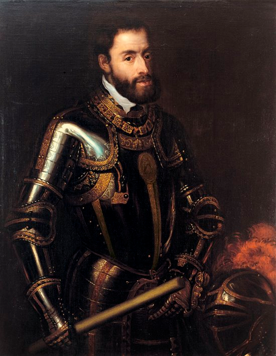 Carlos V, uno de los personajes del libro Mühlberg 