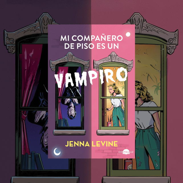 Jenna Levine sorprende con su nueva novela: Mi compañero de piso es un  vampiro